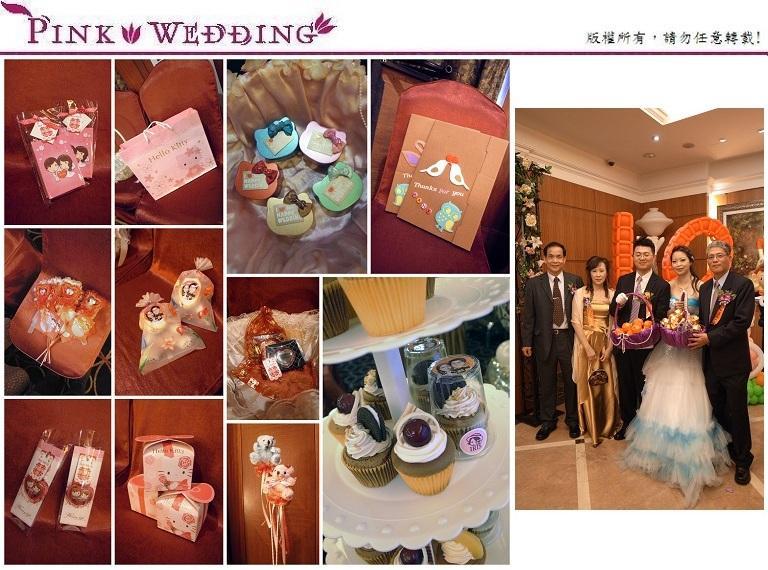 <宗翰&蕙俐>數不完的婚禮小物大放送 (桃園) - Pink Wedding 品悅婚禮 image alt