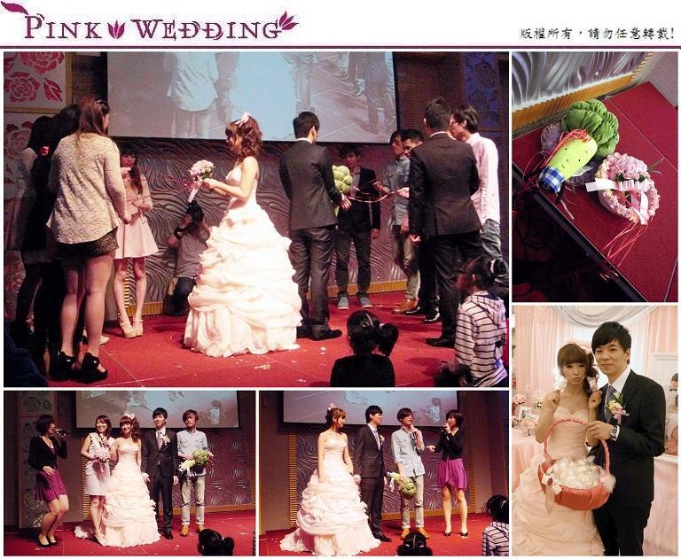 <家民&佳萍>好萌的蝴蝶結公主蛋糕 (新北) - Pink Wedding 品悅婚禮 image alt