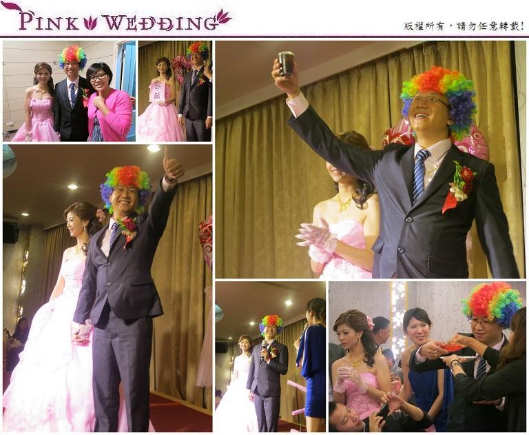 <雁國&汶鈴>戴上假髮定情物的新郎 (新北) - Pink Wedding 品悅婚禮 image alt