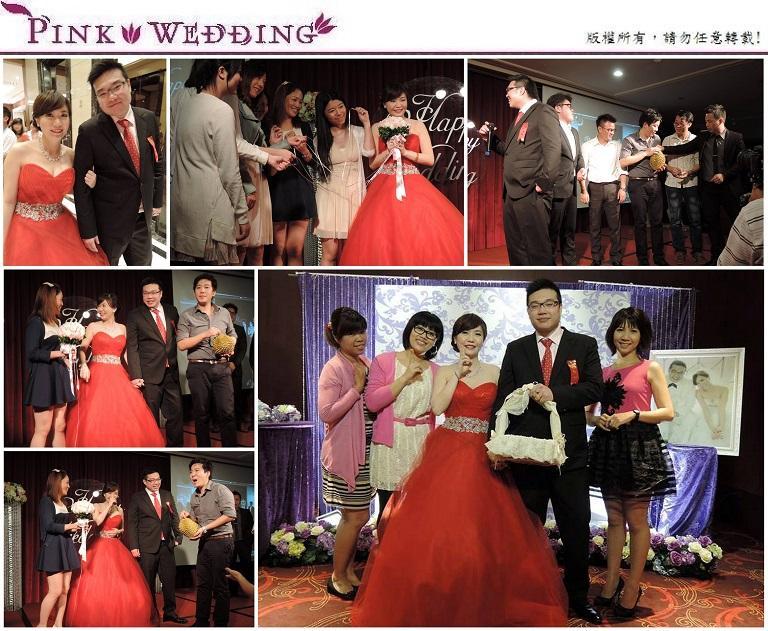 <世軒&捷伃>送給親愛老公的婚禮節目單 (新北) - Pink Wedding 品悅婚禮 image alt