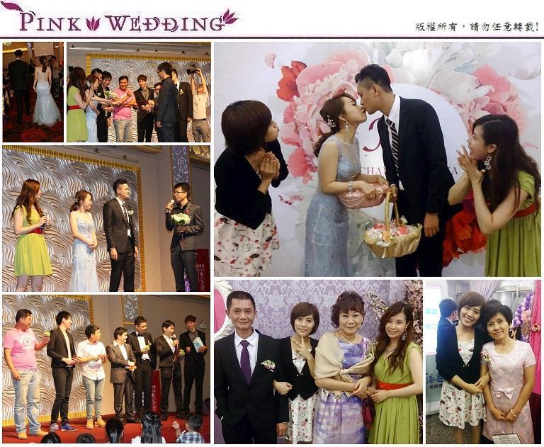 <維倫&嘉玲>為新郎寬衣解帶的婚禮舞台 (新北) - Pink Wedding 品悅婚禮 image alt
