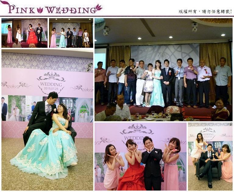 <峰城&玉婷>婚禮背板前的幸福棚拍時光 (新北) - Pink Wedding 品悅婚禮 image alt