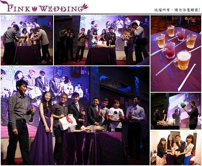 <俊杰&冠華>婚禮舞台上的酒國英雄會 (新北) - Pink Wedding 品悅婚禮 image alt