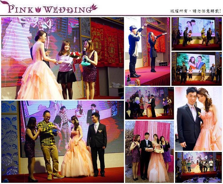 <龍智&怡臻>越夜越多人上台的婚禮舞台 (新北) - Pink Wedding 品悅婚禮 image alt