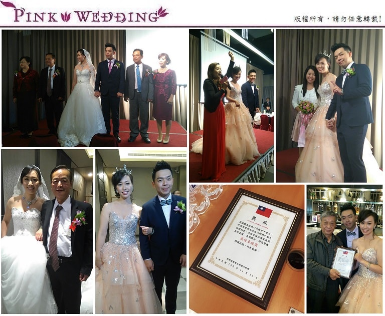 ＜聖智＆郁嬋＞婚禮上的最佳牽線獎得主  (桃園)