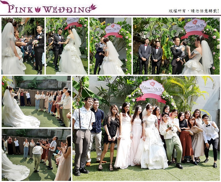＜Edison＆Yu En＞潮男靚女的餐酒館婚禮 (台北)